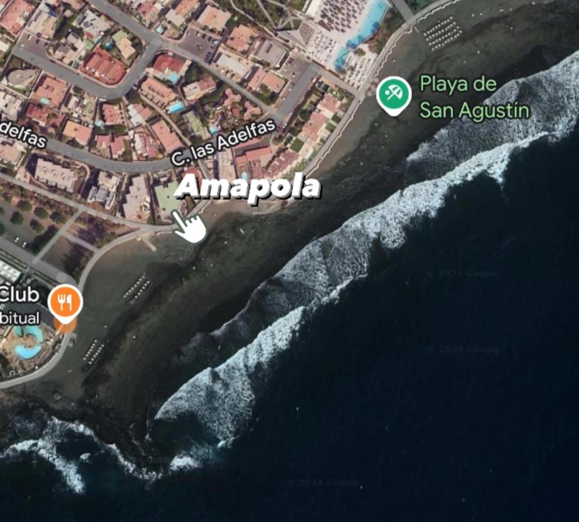 Amapola Ocean - Recien Reformado, Frente Al Mar Apartamento San Agustín Exterior foto