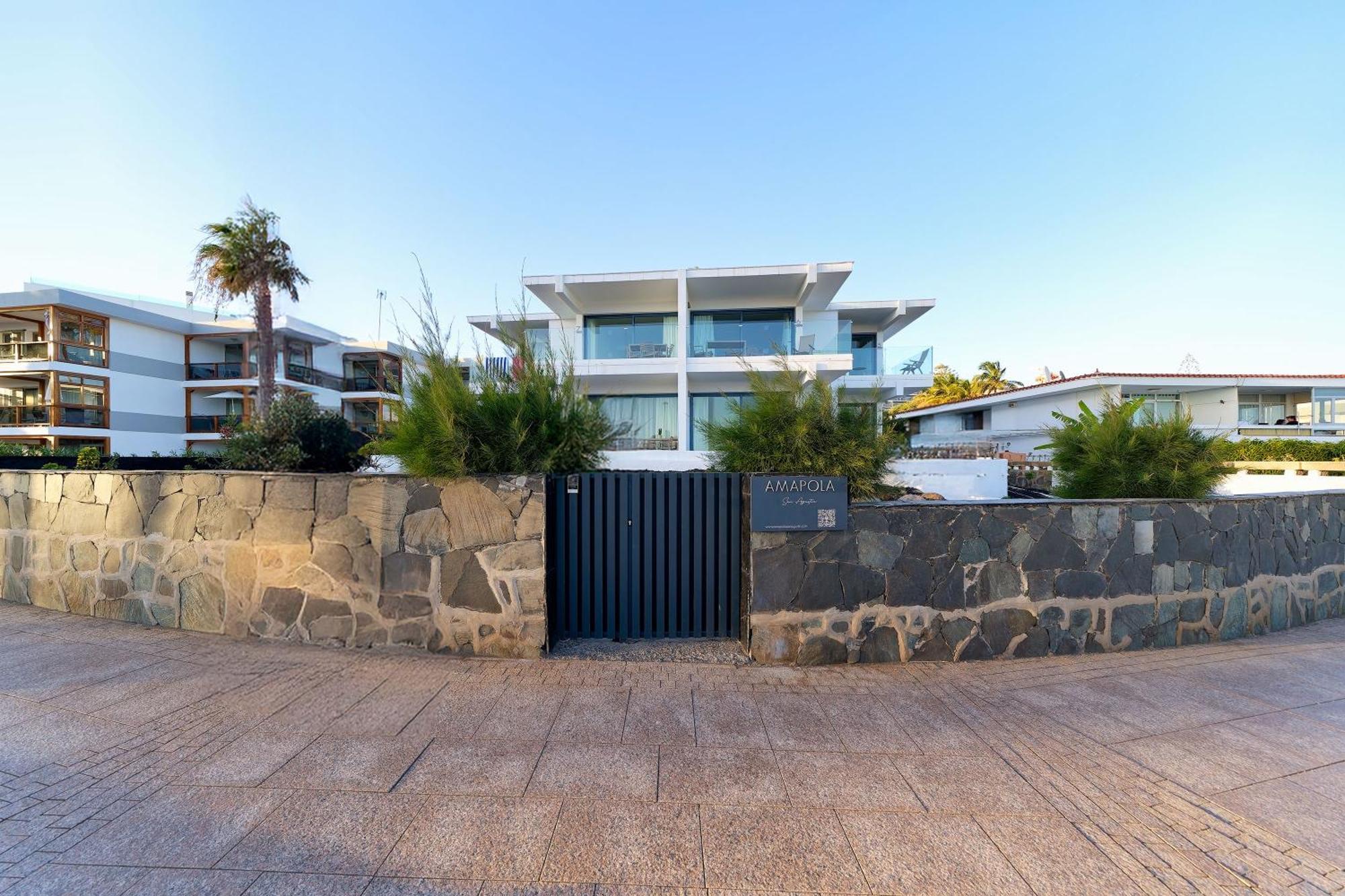 Amapola Ocean - Recien Reformado, Frente Al Mar Apartamento San Agustín Exterior foto